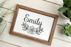 Beautiful Hand-Drawn Floral Divider SVG PNG DXF PDF CDR Product Image 4