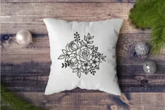 Intricate Rose Bouquet SVG Design PNG DXF PDF CDR Product Image 5