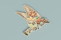 Layered Floral Bird Laser Cut File| Layered SVG Product Image 2