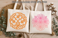 Decorative Flower Mandala SVG Design Product Image 1