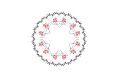 Florals Monogram Frame Product Image 1