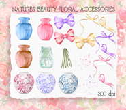 163 Natures Beauty Floral Designs/ Clip-art -Build A Bouquet Product Image 6