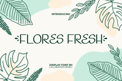 Flores Fresh Font Product Image 1