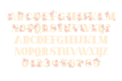 Floret Wedding Color Font Product Image 3