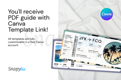 Printable FLORIDA Surprise Trip Gift Ticket Canva Template Product Image 4