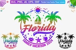 Florida Family Vacation 2024 Svg, Florida Family Trip Png Product Image 1