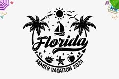 Florida Family Vacation 2024 Svg, Florida Family Trip Png Product Image 2