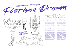 Florisse Dream - Modern Calligraphy Script Product Image 1