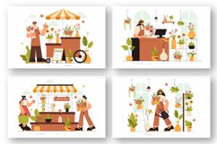13 Professional Florist Working Illustration Product Image 3