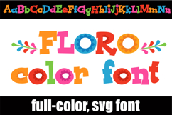 Floro Color Font Product Image 1
