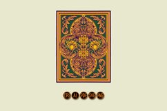 Flourishing vintage engravings card deck ornament Product Image 1