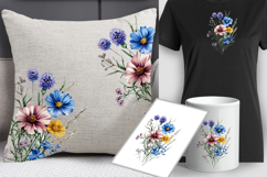 Wildflowers png clipart sublimation| Provence |flora png Product Image 1