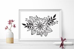 Flower SVG, Floral bouquet svg, flower bundle svg. Product Image 6