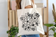 Flower Bouquet Svg, Flower Svg, Flower Succulent Plant Svg Product Image 5