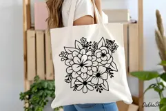 Flower Bouquet Svg, Flower Svg, Flower Succulent Plant Svg Product Image 5