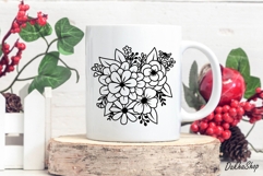 Flower Bouquet Svg, Flower Svg, Flower Succulent Plant Svg Product Image 7