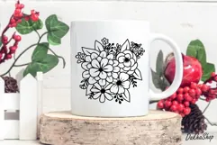 Flower Bouquet Svg, Flower Svg, Flower Succulent Plant Svg Product Image 7
