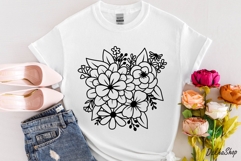 Flower Bouquet Svg, Flower Svg, Flower Succulent Plant Svg Product Image 3