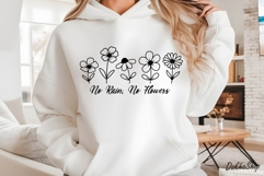Flower SVG Flower Meadow SVG Wildflower SVG Flower Line art. Product Image 8