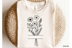 Flower Svg, Flower Meadow Svg, Wildflower Svg, flowers Svg. Product Image 10