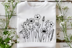 Flower Svg, Flower Meadow Svg, Wildflower Svg, flowers Svg. Product Image 7