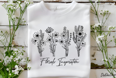 Flower Svg, Floral Bouquet Svg, Wildflower Svg, Flowers Svg Product Image 2