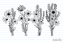 Flower Svg, Floral Bouquet Svg, Wildflower Svg, Flowers Svg Product Image 8