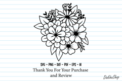 Flower Bouquet Svg, Flower Svg, Flower Succulent Plant Svg Product Image 8