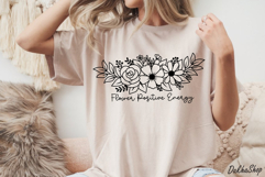 Flower Svg, Floral Wedding Svg, Flowers Bouquet Line Art Svg Product Image 3