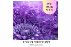 Flower 3d Tumbler Wrap Purple 3d Tumbler Sublimation Wrap