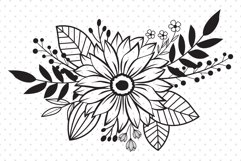 Flower SVG, Floral bouquet svg, flower bundle svg. Product Image 4