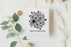 Flower And Butterfly Svg, Flower Bouquet Svg, Flower Svg. Product Image 3