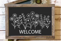 Flower Svg, Flower Meadow Svg, Wildflower Svg, flowers Svg. Product Image 3