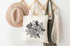 Flower svg, Flower Bouquet Svg, Flower Line Art Product Image 4