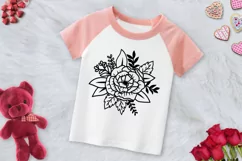 Flower svg, Flower Bouquet Svg, Flower Line Art Product Image 2