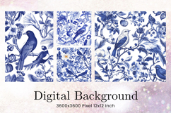 Flower Pattern Background Wallpaper Digital Paper_48 Product Image 1