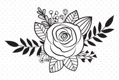 Flower SVG, Floral bouquet svg, flower bundle svg. Product Image 3