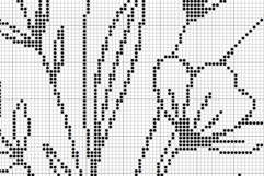 Cottagecore Flowers Cross Stitch, Easy Xstitch Chart Product Image 4