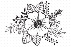 Flower SVG, Floral bouquet svg, flower bundle svg. Product Image 2