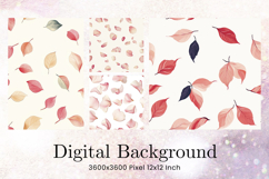 Flower Pattern Background Wallpaper Digital Paper_60 Product Image 1