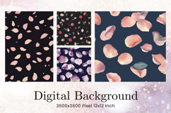 Flower Pattern Background Wallpaper Digital Paper_81 Product Image 1