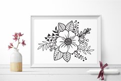 Flower SVG, Floral bouquet svg, flower bundle svg. Product Image 5