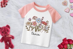 Retro Groovy Flower PNG, Boho Flower PNG, Flowers Cliprat Product Image 11