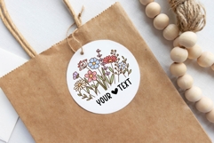 Retro Groovy Flower PNG, Boho Flower PNG, Flowers Cliprat Product Image 7