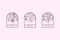 Flower and Beauty Shop Logo Frames Product Image 1