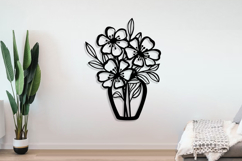 Flower Design laser cut/ wall sticker engraving decal flower Product Image 3