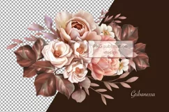 Flower arrangement PNG | Floral Sublimation design Product Image 2