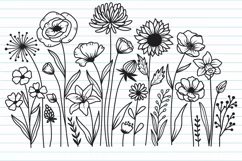 Flowers Svg, Flower Meadow Svg, Wildflower Blooms Svg. Product Image 7