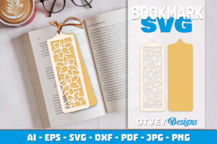 Bookmark Flower SVG Product Image 1