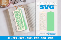 Bookmark Flower SVG Product Image 1
